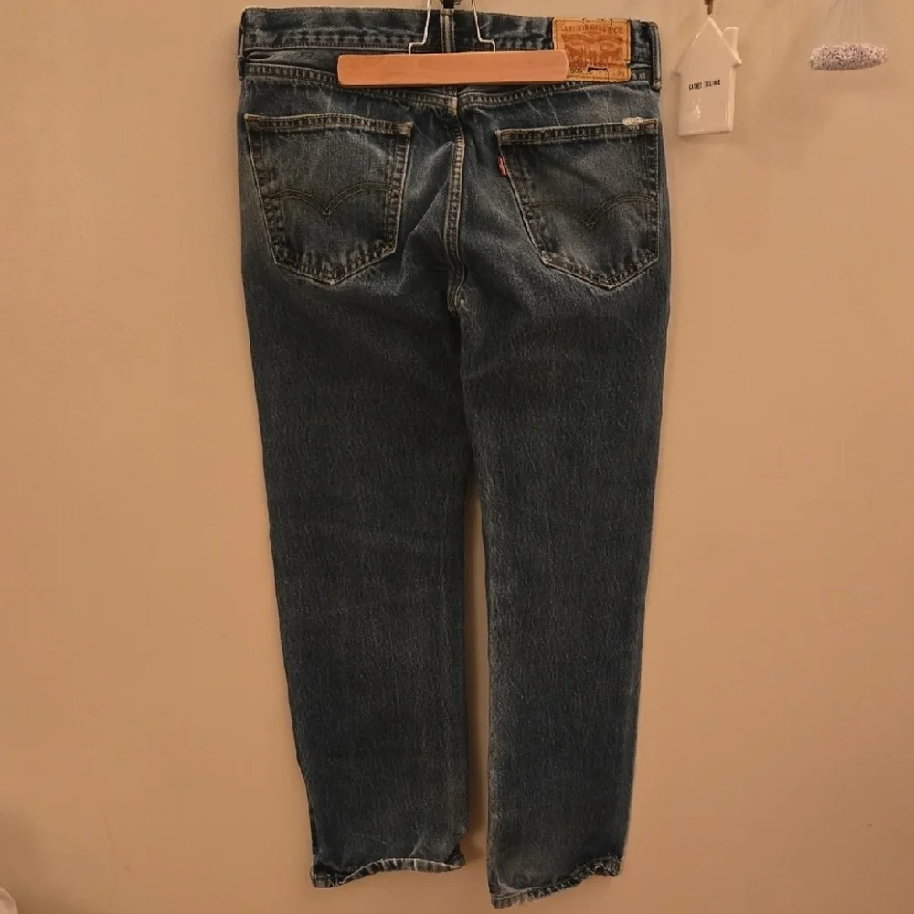 Mens Vintage Levi's 505 Jeans Tagged 32x30 - Picture 3 of 13